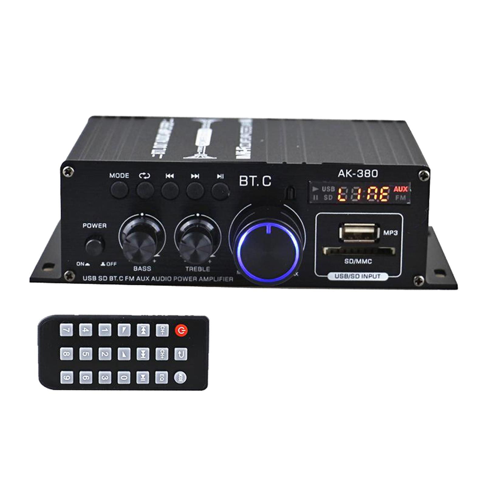 Professional 400W + 400W Audio Power Amplifier Receiver for Car CD DVD