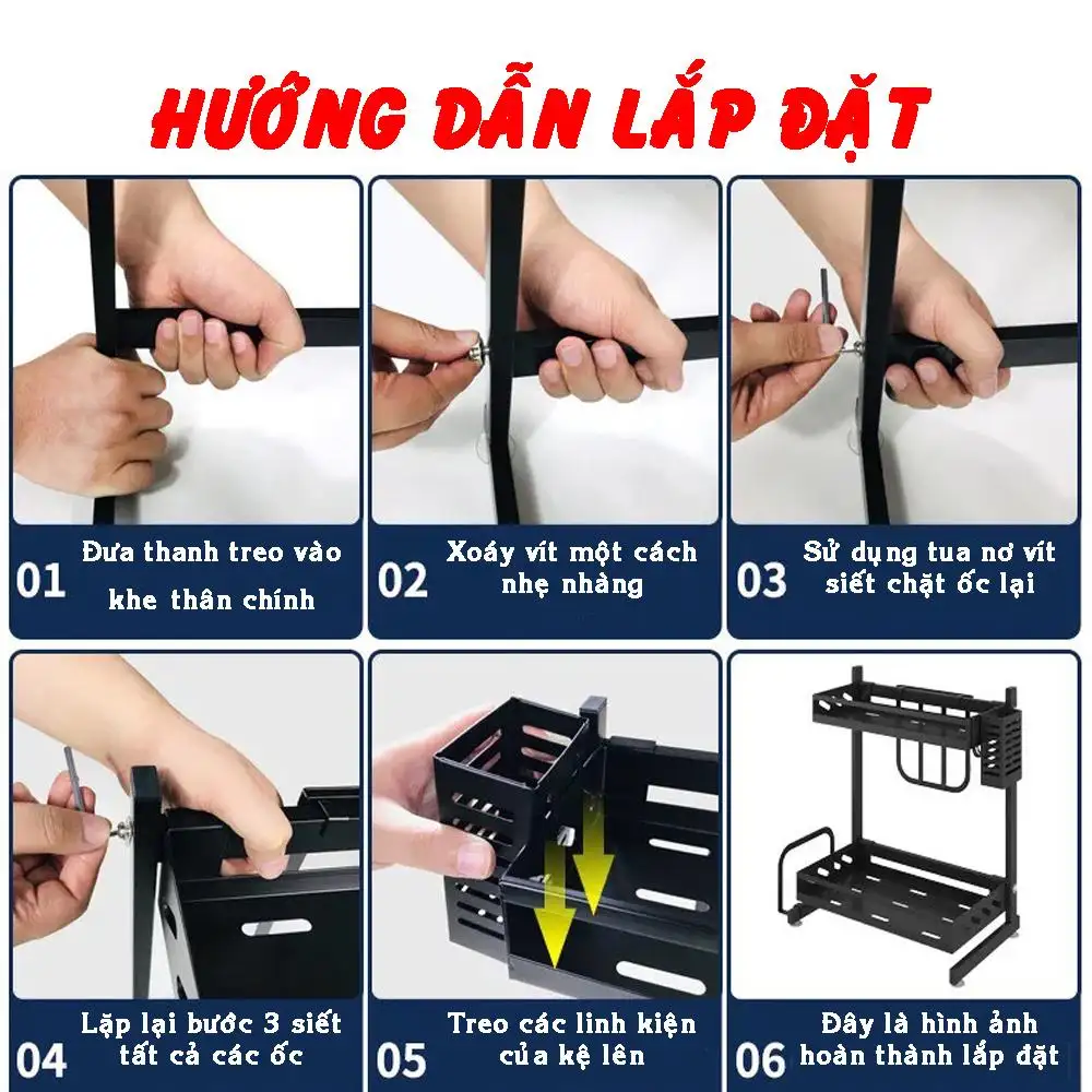 KỆ ĐỰNG GIA VỊ VỚI THIẾT KẾ 2 TẦNG NHỎ GỌN SIÊU TIỆN DỤNG-HT