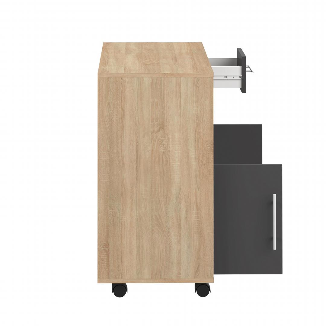 Tủ phòng ăn gỗ hiện đại SMLIFE Dominics  | Gỗ MDF dày 17mm chống ẩm | D90xR40xC75cm - Màu