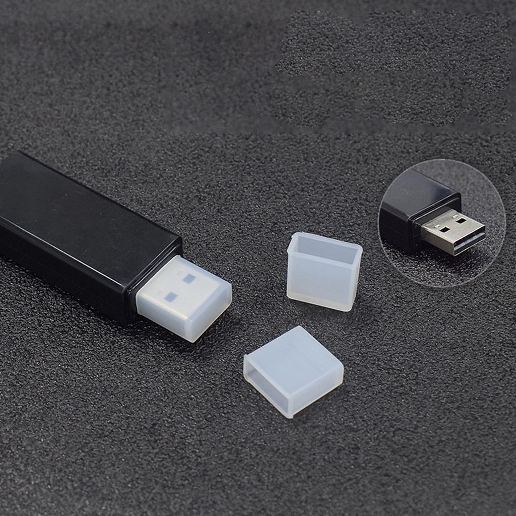 【ky】5PCS Plug Protector Cap Anti-Dust Reusable Plastic USB Charging Extension for Mobile Phone