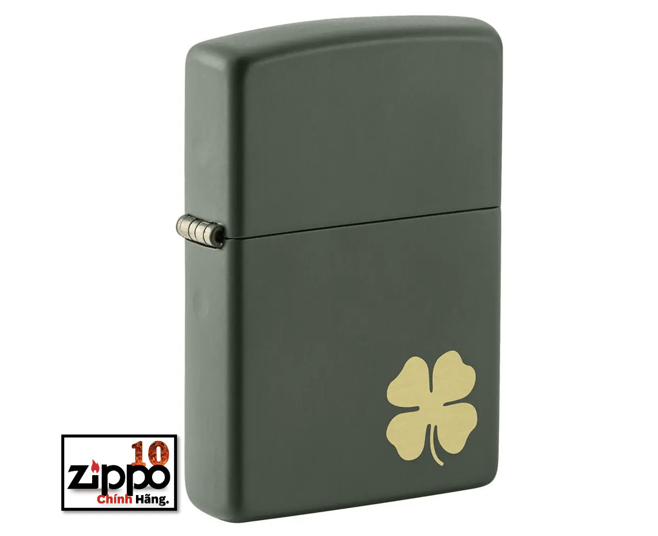 Bật lửa Zippo 49796 Four Leaf Clover - Chính hãng 100%