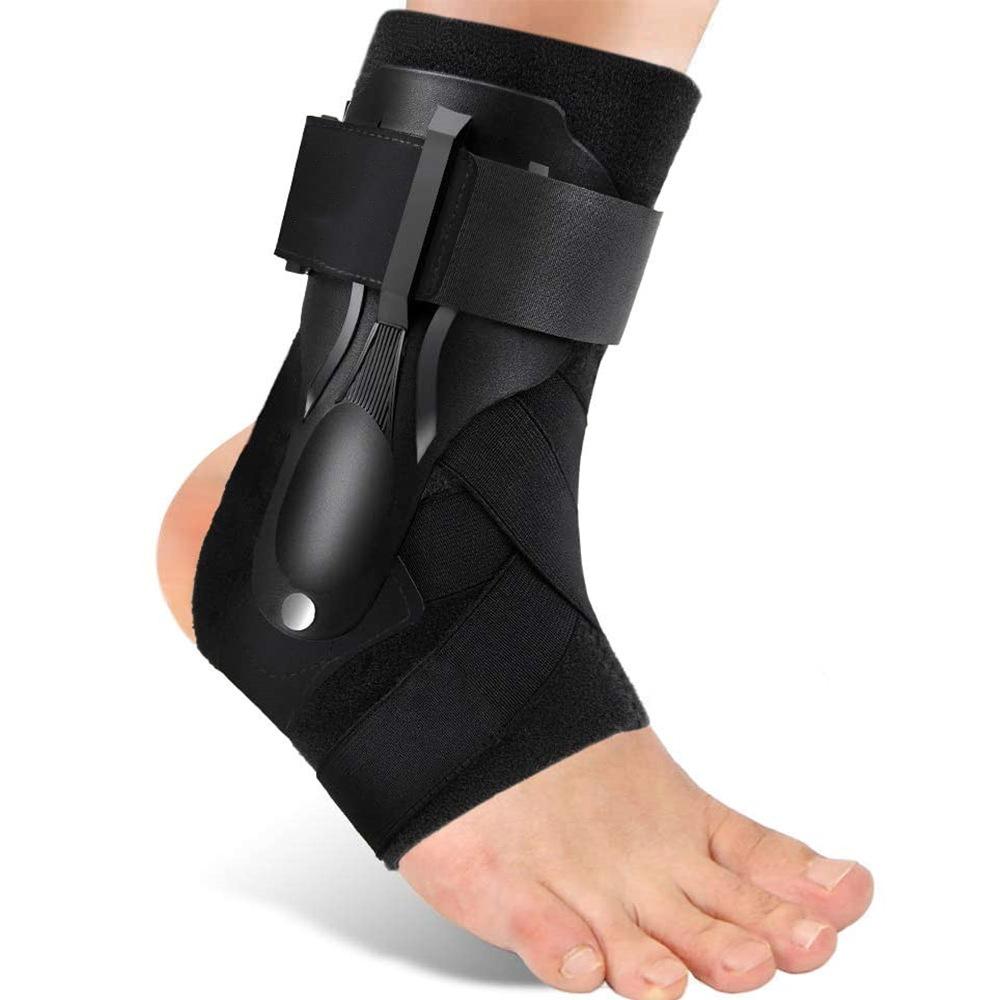 1/2 Chiếc Hỗ Trợ Mắt Cá Chân Bị Bong Gân Mắt Cá Chân Nẹp Cho Bóng Rổ Bóng Đá Bóng Chuyền Hỗ Trợ Mắt Cá Chân Nẹp Nam Nữ Bong Gân Mắt Cá Chân Color: black Size: L