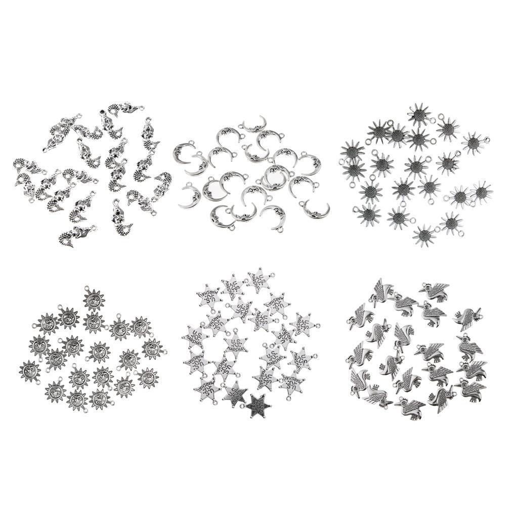 20 Pieces DIY Charms Pendant Findings Beads Jewelry Making Crafts
