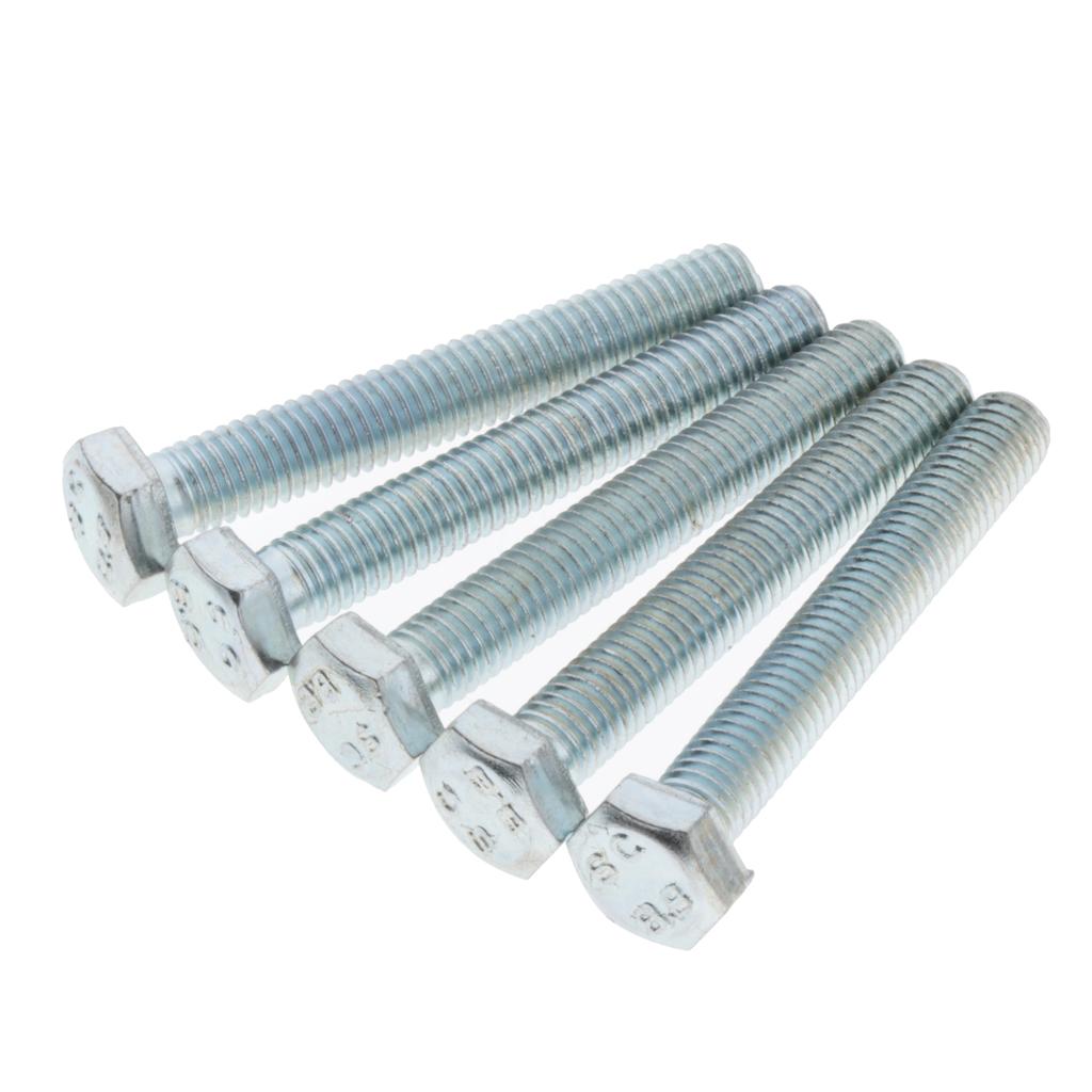 5 Miếng M8 X 60 Mm Đầu Lục Giác Bu Lông Ốc Vít Thép Không Gỉ