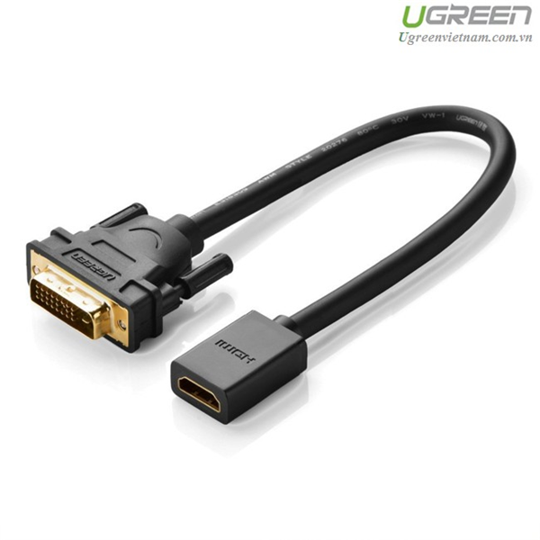 Hình ảnh Cáp chuyển đổi DVI to HDMI Ugreen UG-20118 chính hãng