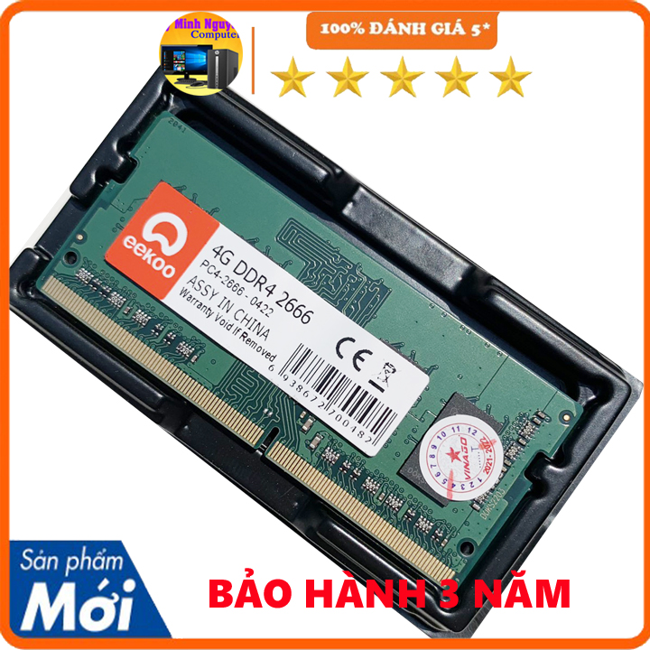 Ram Laptop Eekoo DDR4 4gb, DDR4 8gb bus 2666 - Hàng chính hãng