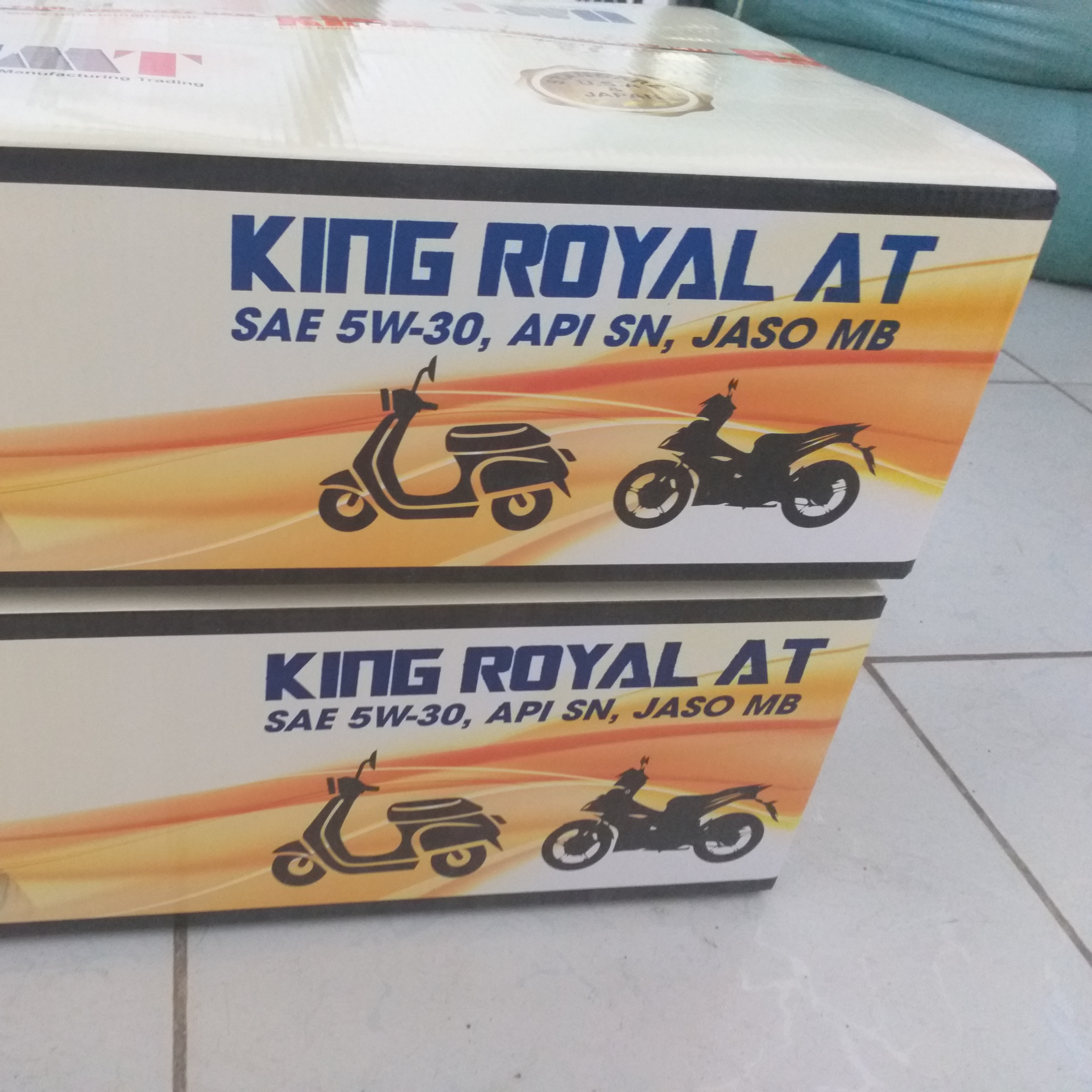 Dầu Nhớt Xe Tay Ga Tổng Hợp KING ROYAL AT, API SN, SAE 5W-30, JASO MB