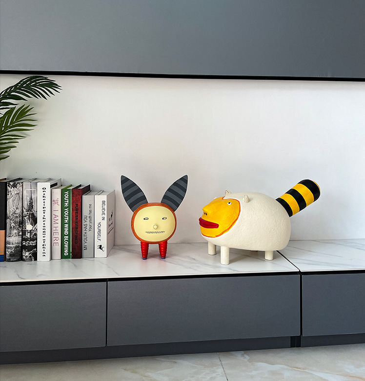 Tượng Monster Décor Trừu Tượng