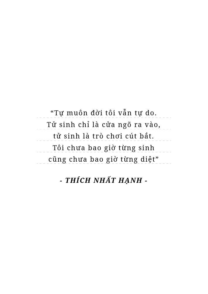 Không Diệt Không Sinh Đừng Sợ Hãi - Bìa Cứng - Phiên Bản Đặc Biệt - Tặng Kèm Postcard