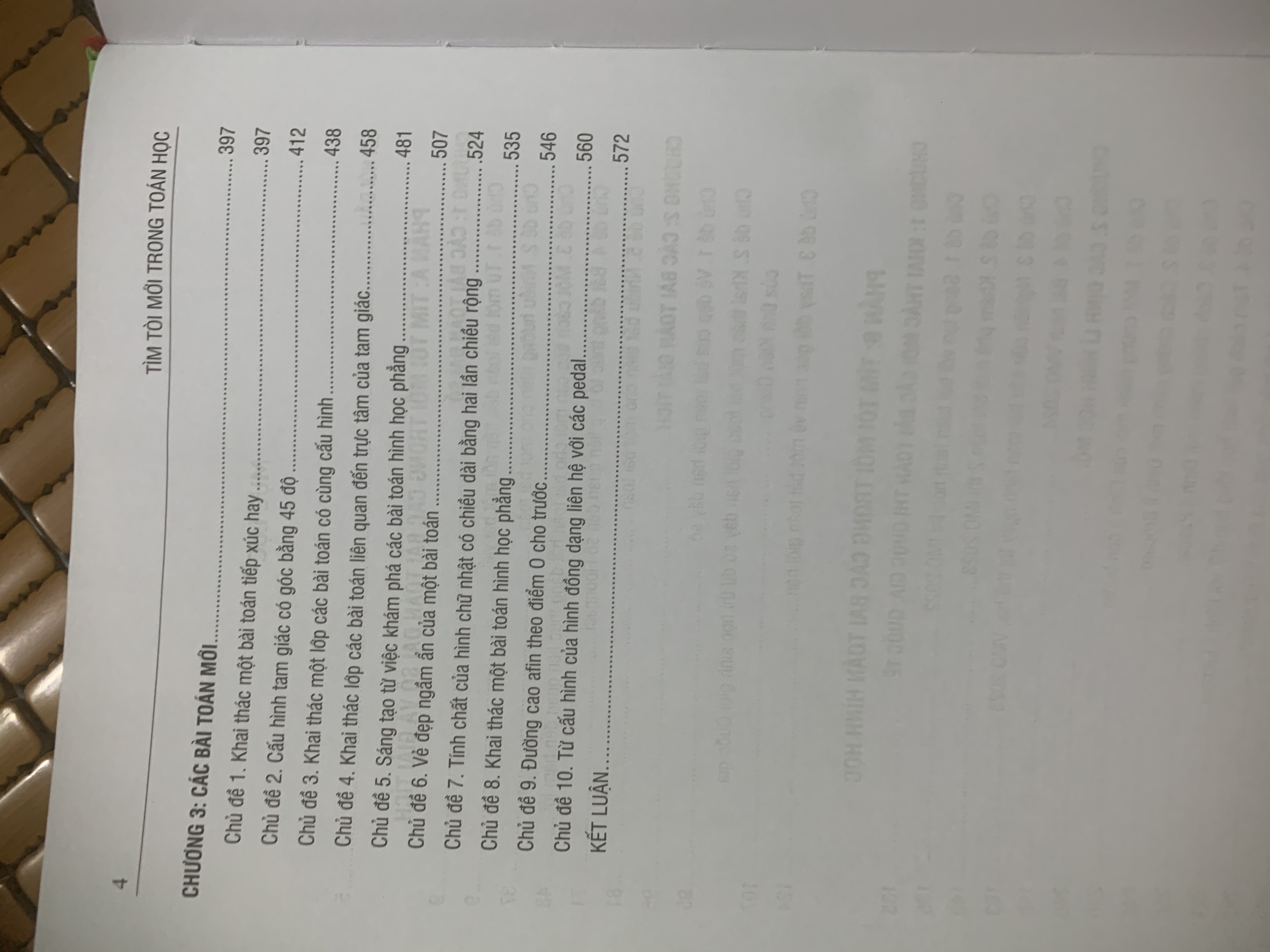 Sách Sách- Tìm tòi mới trong Toán học (Dành cho học sinh chuyên Toán trung học cơ sở, trung học phổ thông)