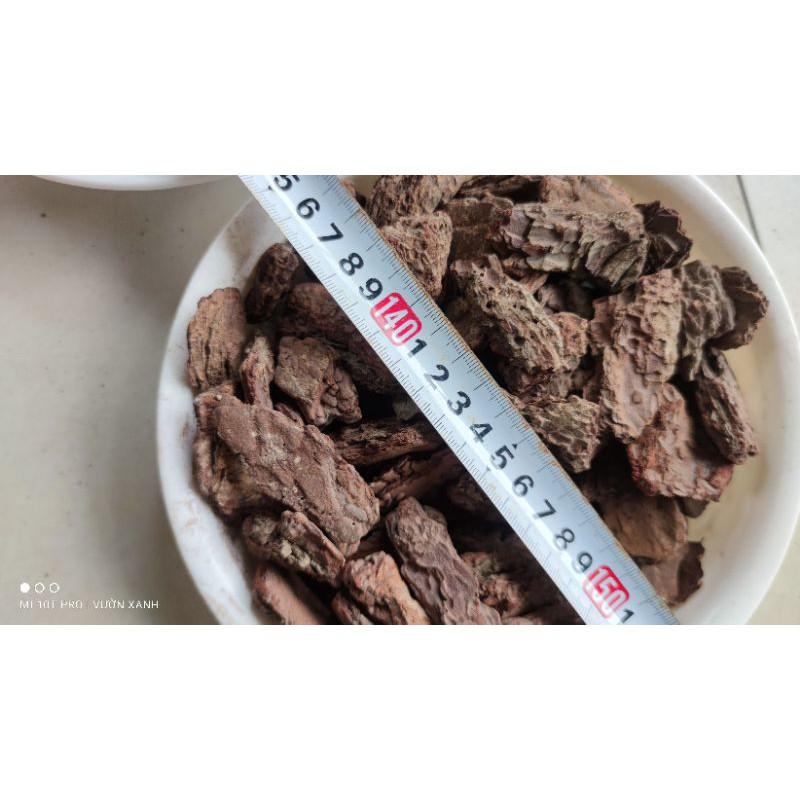 Vỏ thông trồng lan đã xử lý, đánh tròn đầu 1kg