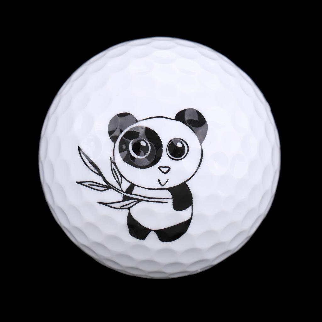 Golf Driving Range Practice Ball Cute Panda Printed Golf Ball