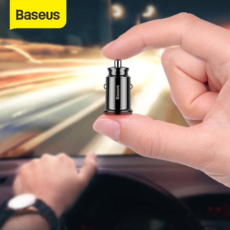 Tẩu sạc Baseus sạc nhanh 5V - 3.1A dùng cho xe hơi cho hiệu suất sử dụng ổn định - Hàng chính hãng