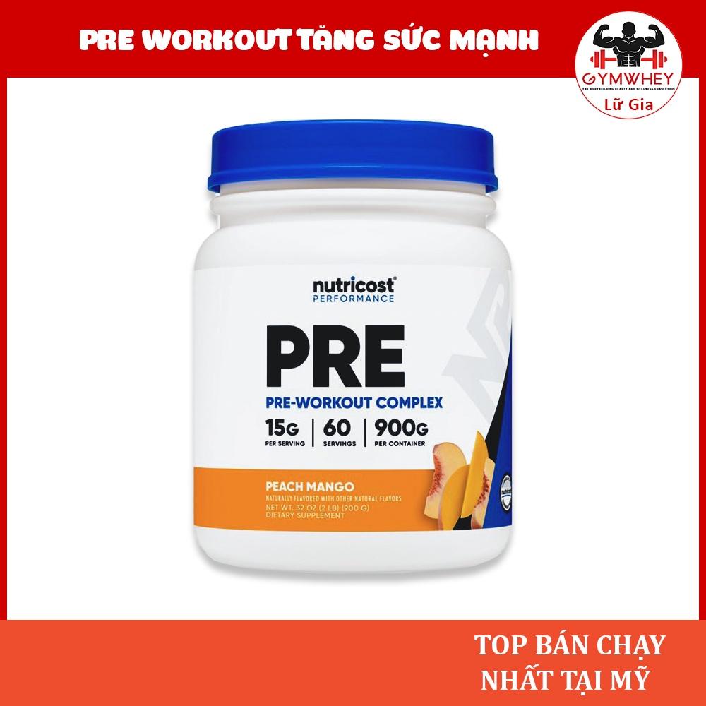 Nutricost Pre Workout Complex Tăng Sức Mạnh, Tỉnh Táo Và Nâng Cao Hiệu Suất Tập Luyện 60 Lần Dùng