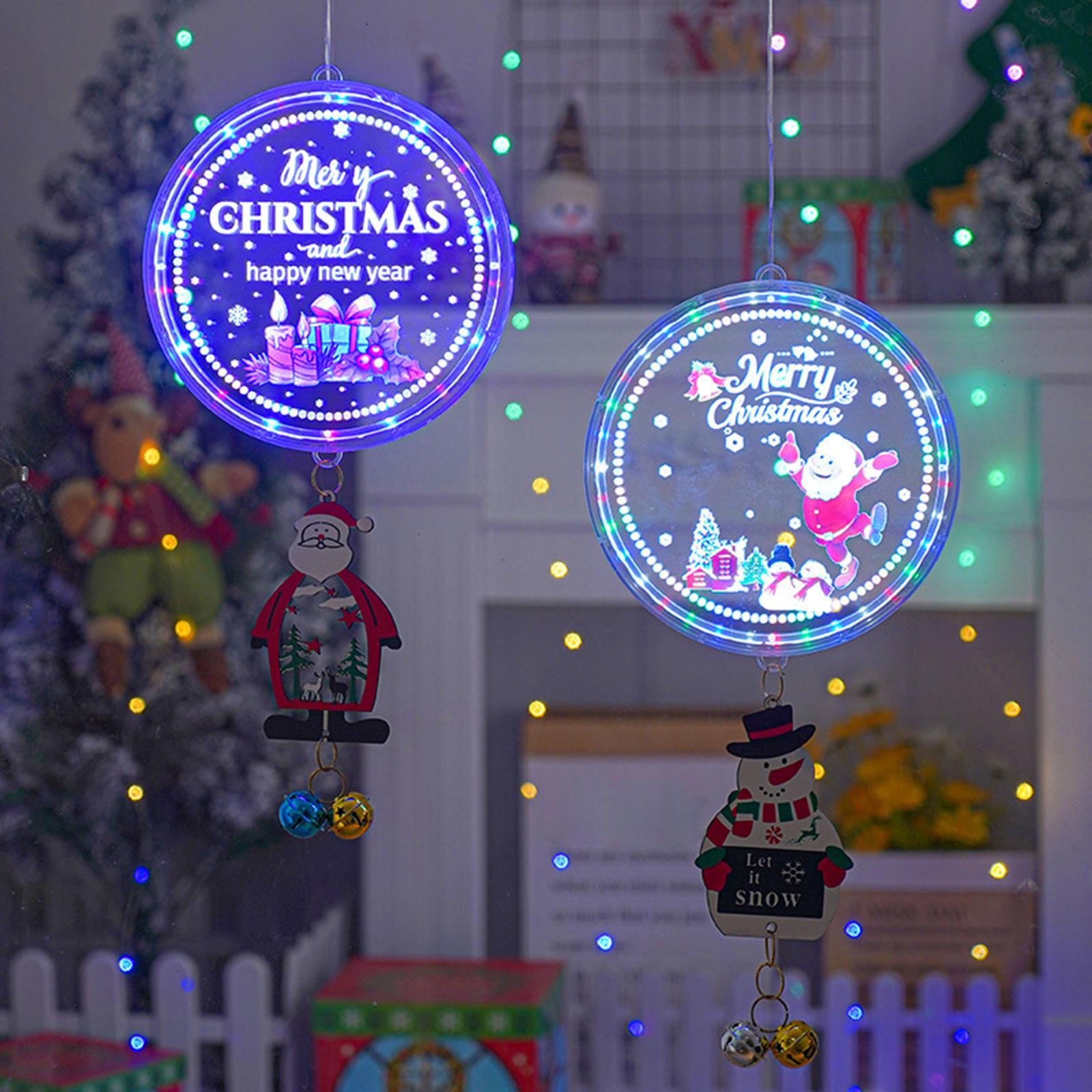 Christmas String Lights with Music Outside Xmas Bedroom Hanging LED Lights