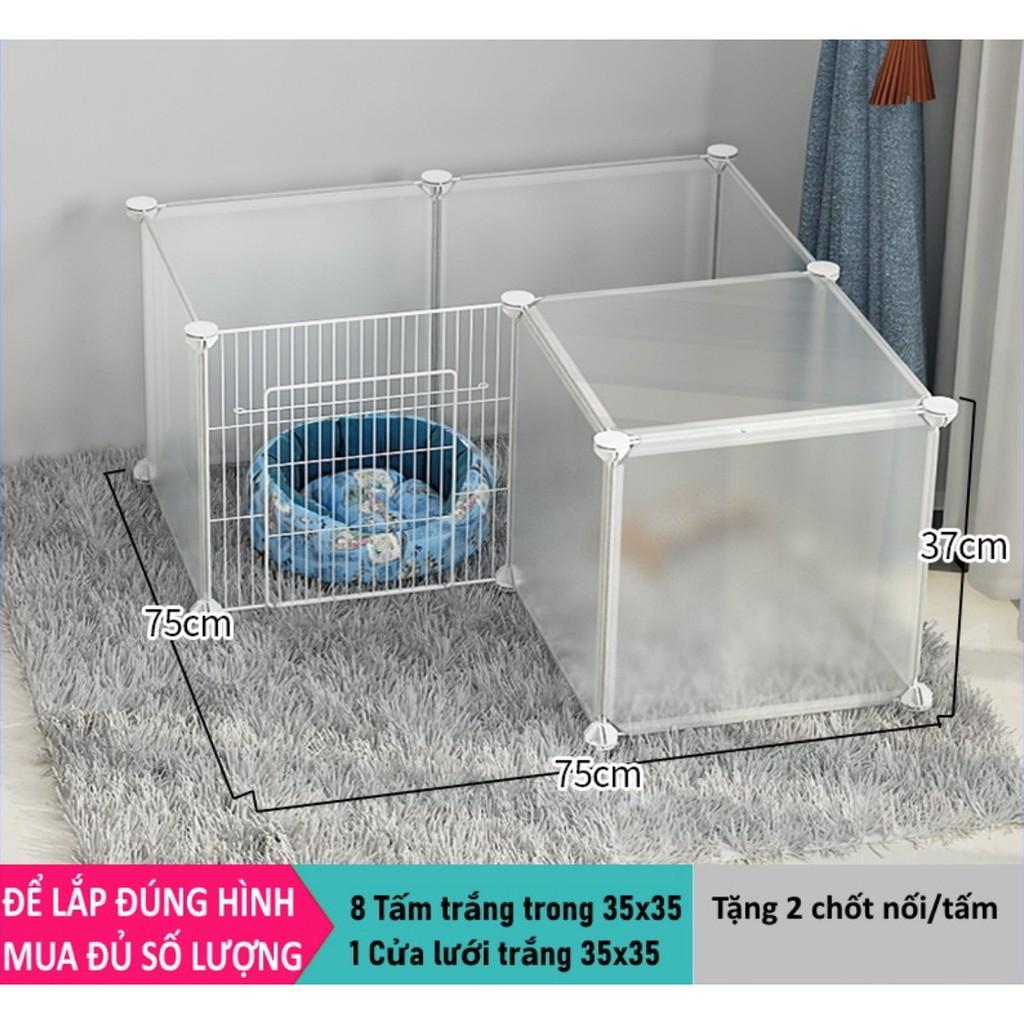 TẤM LƯỚI SẮT TĨNH ĐIỆN CHUỒNG QUÂY CHÓ MÈO Tặng 2 chốt /1 tấm (Chọn theo phân loại
