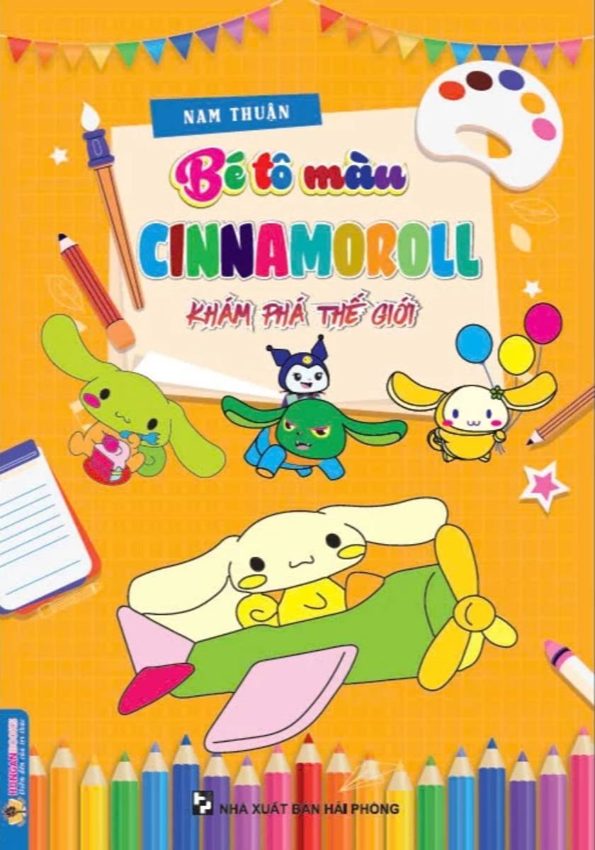 Combo Bé Tô Màu Cinnamoroll + Bé Tô Màu Baby Three (Bộ 4 Cuốn) - HA