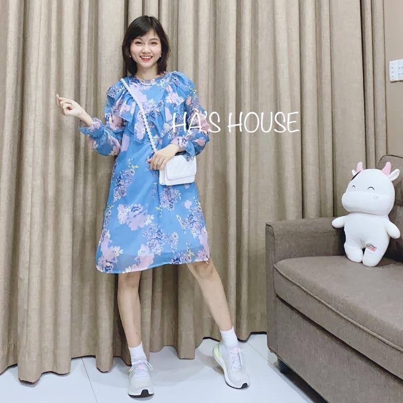 Đầm hoa voan tơ xinh xắn