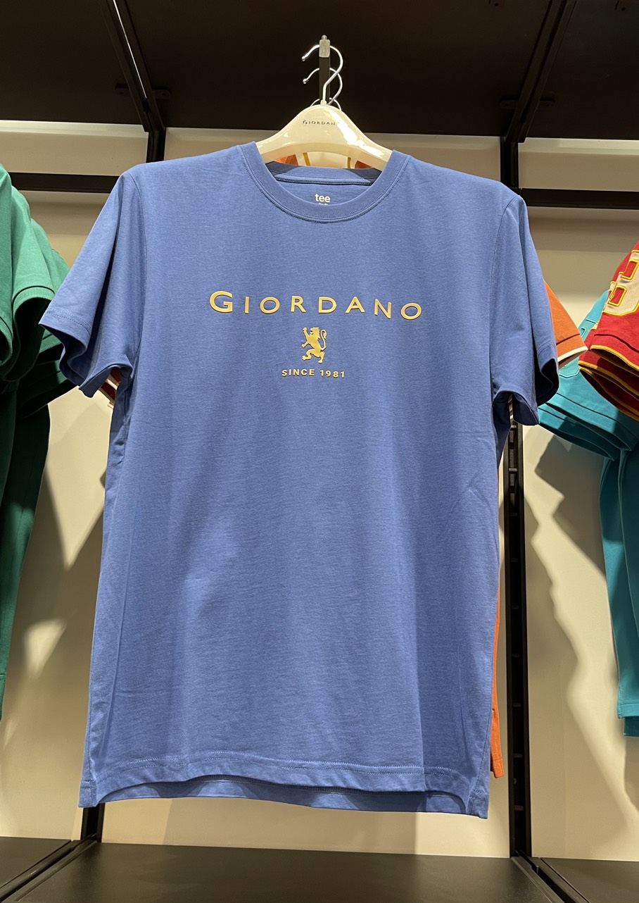 Áo Thun Nam Ngắn Tay In Logo Giordano 01092240