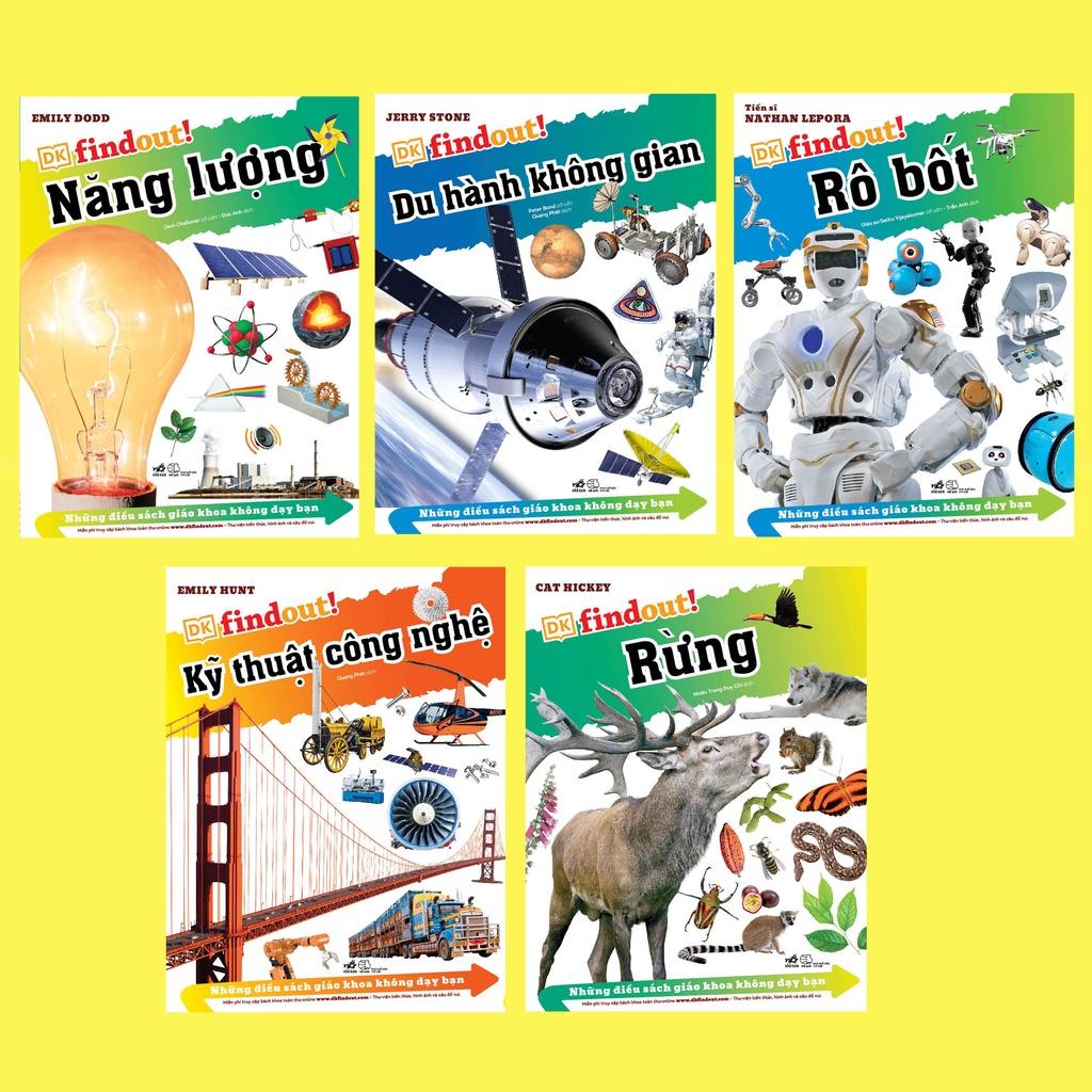 Sách Bộ DK Findout - Những điều sách giáo khoa không dạy bạn - Nhã Nam - BẢN QUYỀN