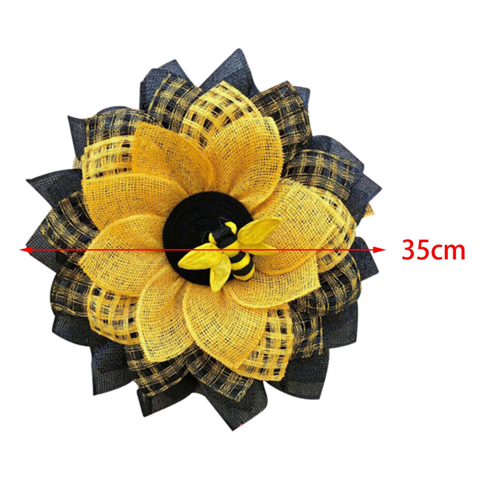 2pcs flower Wreath Garland Front Door Hanging Home Party