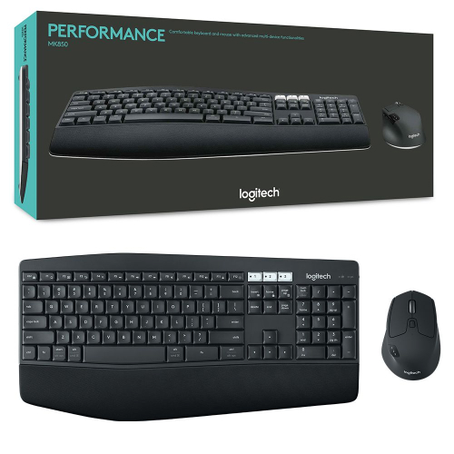 Bộ Combo Chuột Bàn Phím Không Dây Cao Cấp Logitech MK850 Performance Wireless Tích Hợp Doulink - Hàng Chính Hãng