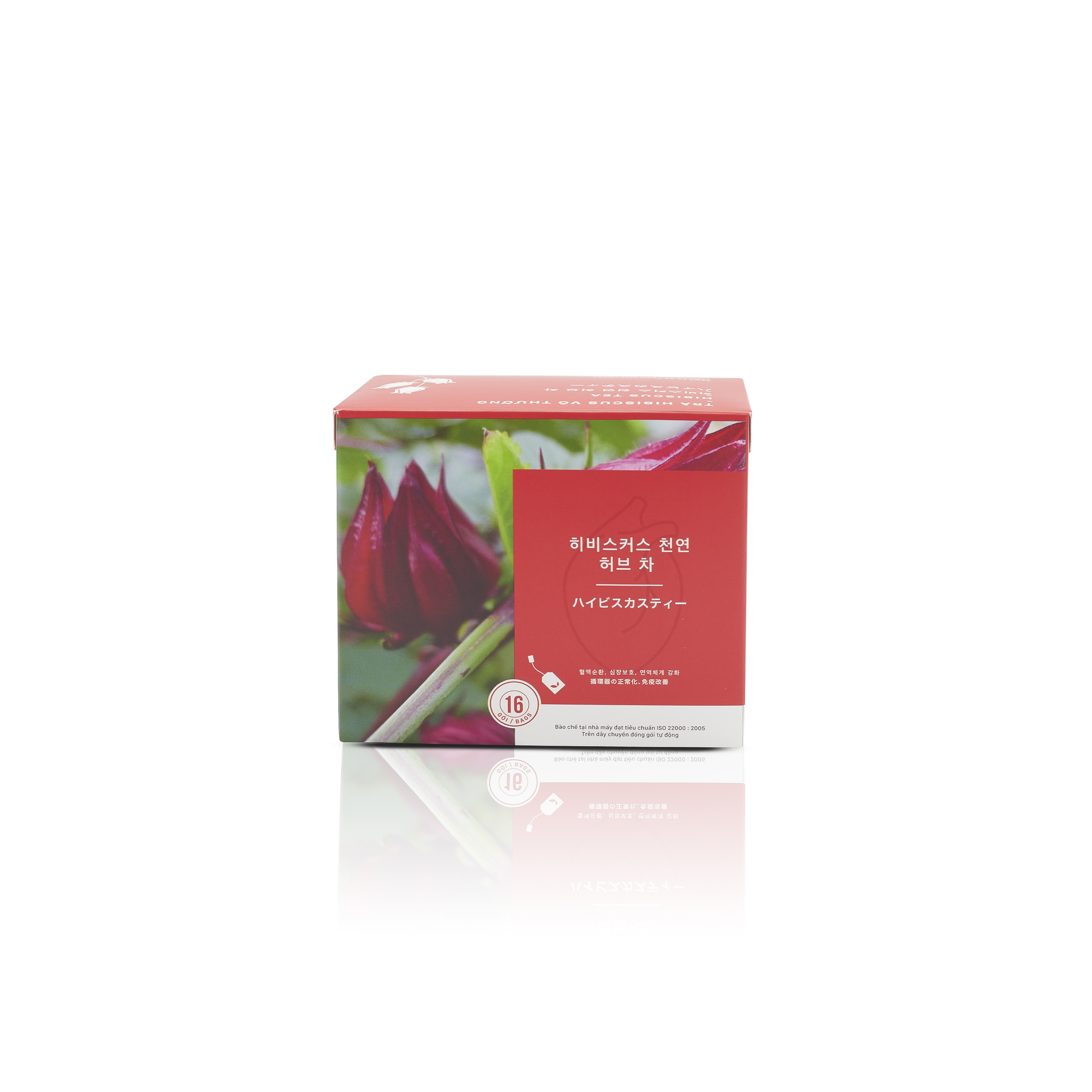 Combo 3 Hộp Trà Hibiscus Vô Thường Vherbs (3 Hộp x 16 Túi)