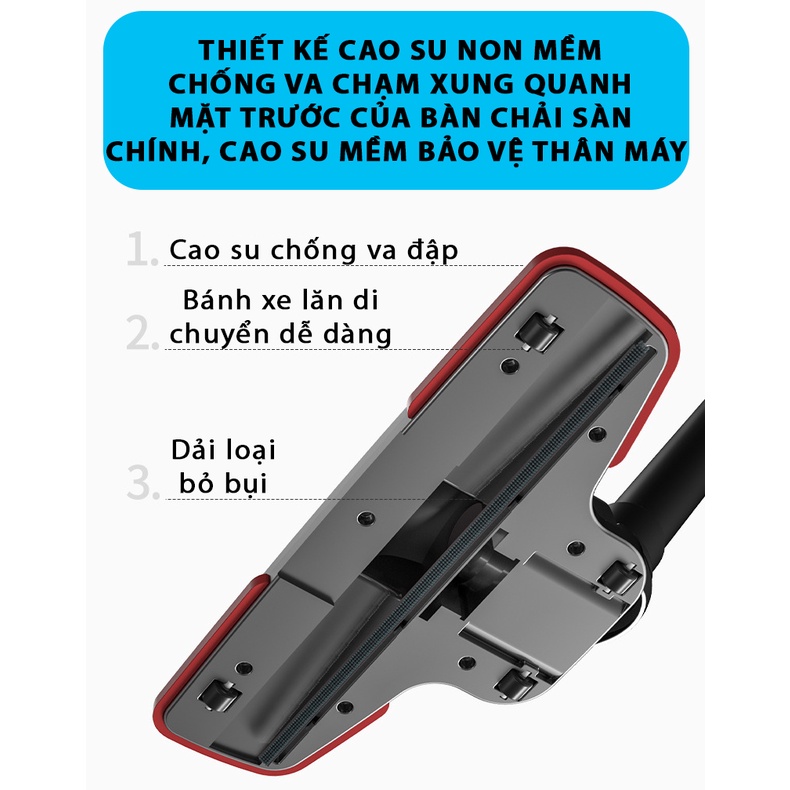 Máy Hút Bụi Cầm Tay Không Dây JK-V12 Đa Năng Cho Gia Đình Sử Dụng Pin Sạc Hút Giường, Đệm, Xe Hơi