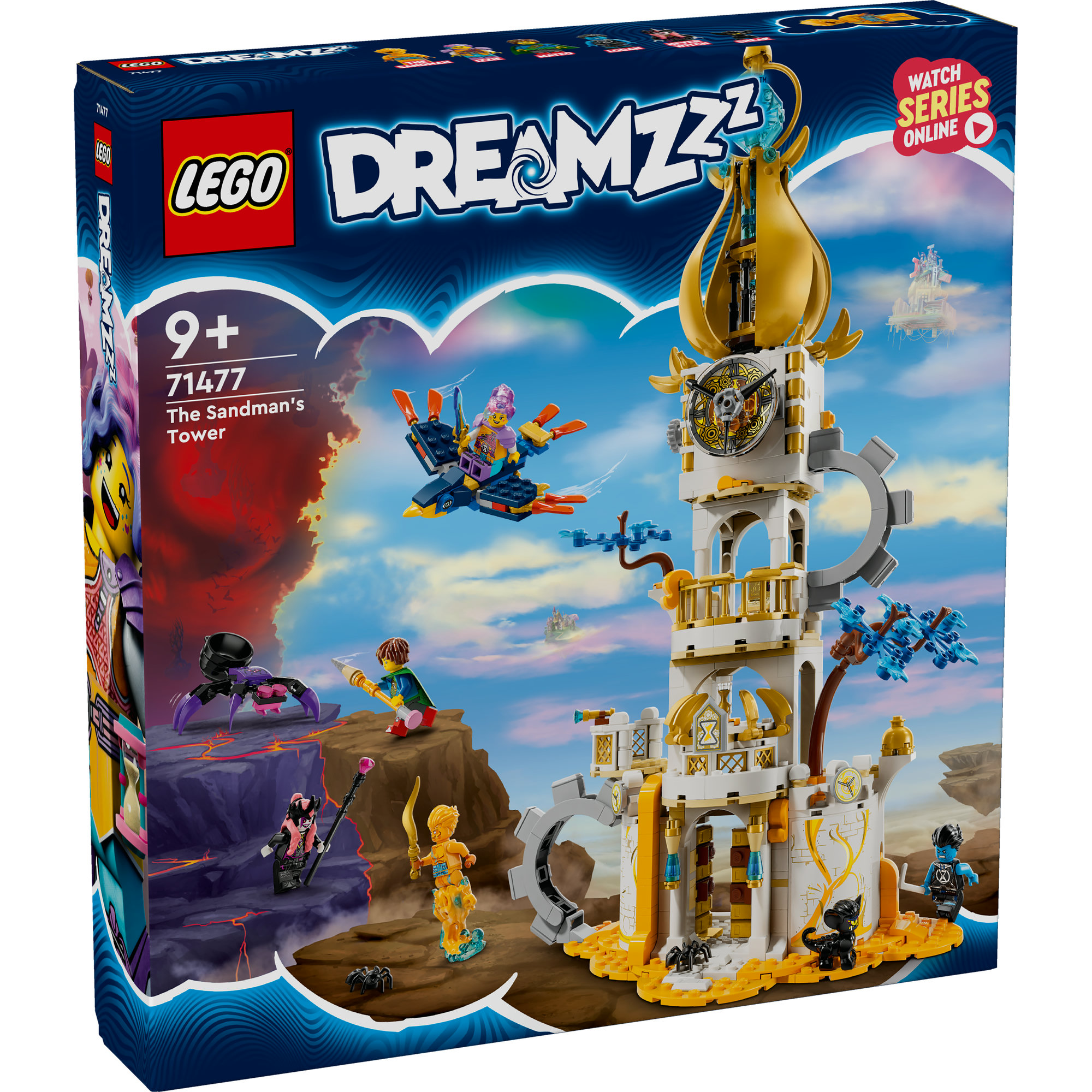 LEGO DREAMZZZ 71477 Đồ chơi lắp ráp Tòa tháp của Sandman (723 chi tiết)