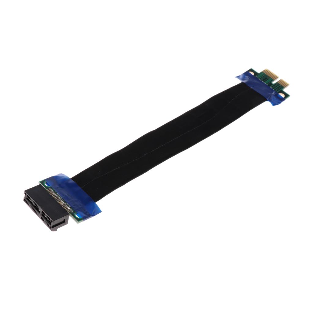 Adapter Cable PCI-E Express 4X & 1X Riser Card Flexible Cord Ribbon Cables