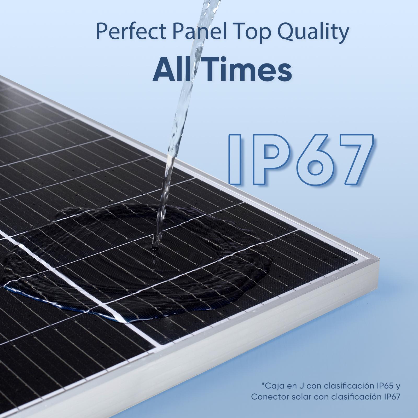 Tấm pin mặt trời Jingyang 100w 140w 200w 280w 300W 18V Cứng 25 năm Tuổi thọ tế bào quang điện đơn tinh thể Bộ sạc pin 12V Màu sắc: Hệ thống đen 100w