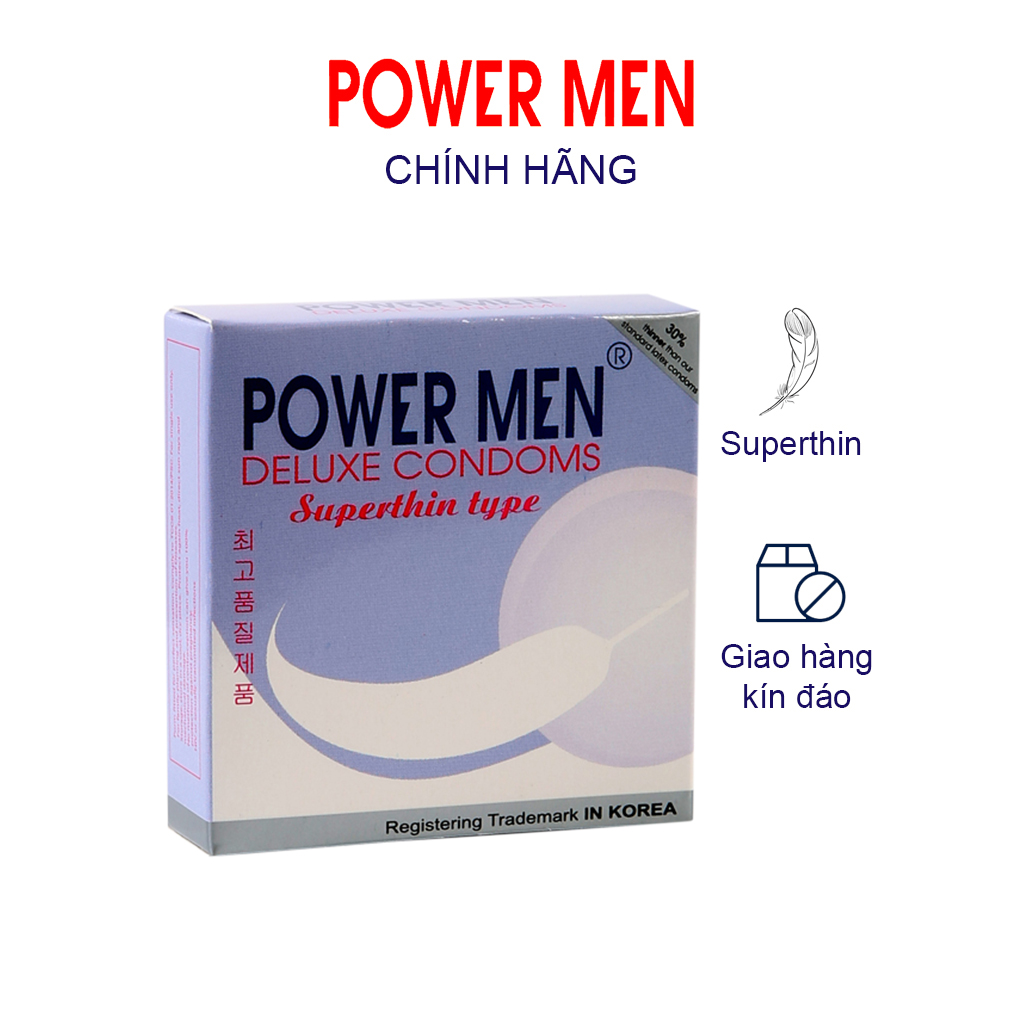 Bao cao su Powermen Superthin 3C