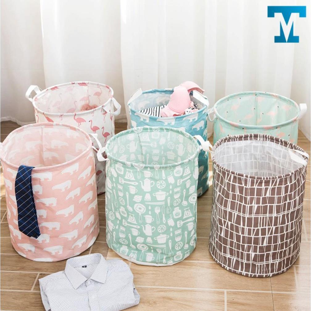 Giỏ vải đựng đồ giặt, sọt vải để quần áo