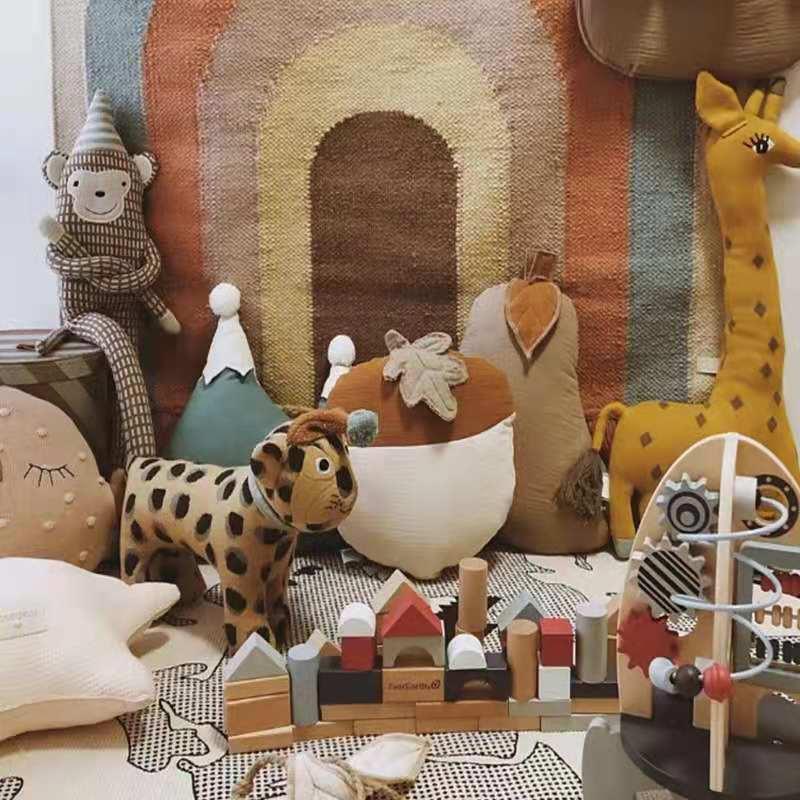 Bí Ngô Hình Ném Gối Trẻ Em Phòng Gối Đệm Trang Trí, Câu Chuyện Cổ Tích Mềm Gối Sofa Đệm