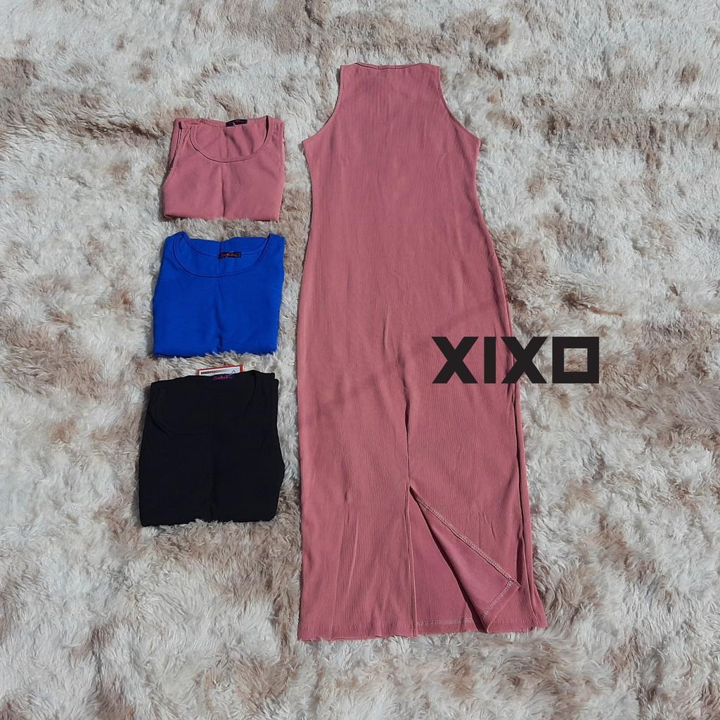 Đầm body 3 lỗ form dài thời trang XIXO - mã DAM0043