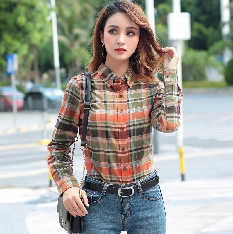 Áo sơ mi nữ công sở kẻ sọc, phong cách trẻ trung năng động Sm54