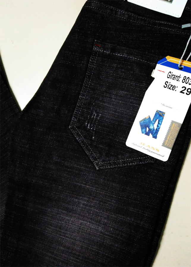 Quần Jean Nam Đen Xước Thời Trang DENXUOC99