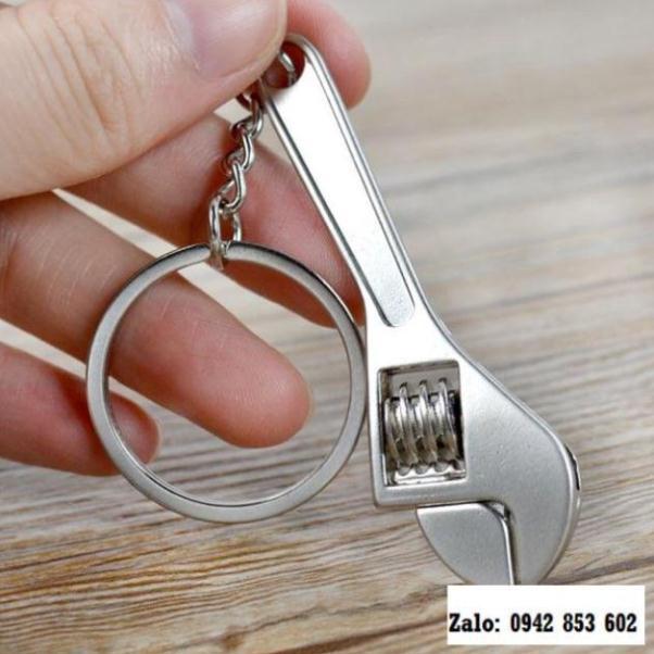 Mỏ lết móc khoá mini inox