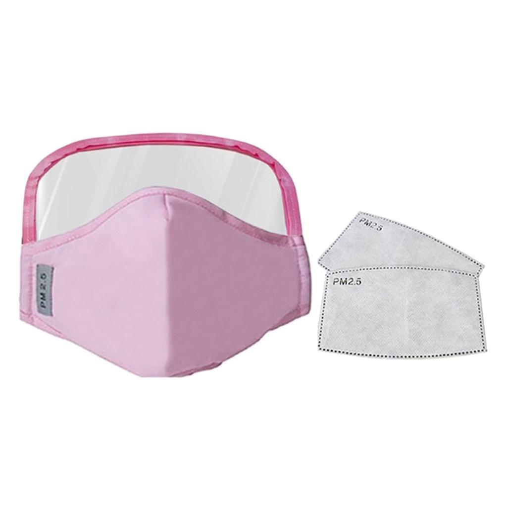 Anti Dust Adults Mouth Cover Masks With Clear Eye 3 Pieces