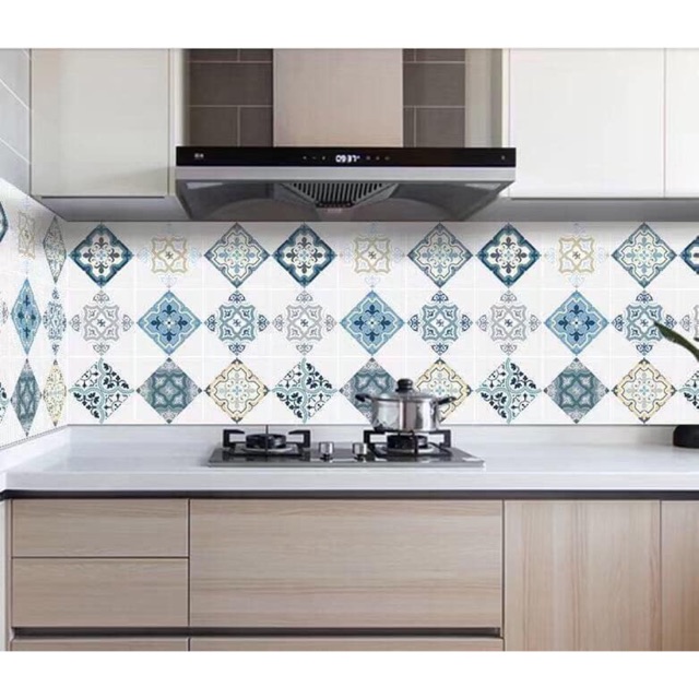 GIẤY DECAL BẾP HOA VĂN, DÁN TƯỜNG TRANG TRÍ, DÁN NHÀ BẾP