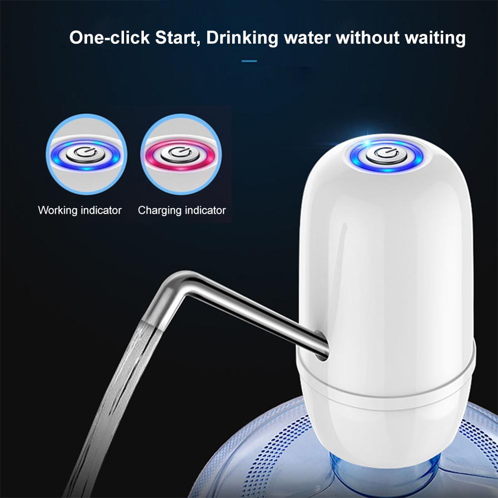 Máy bơm bình nước uống có vòi siêu tiện lợi, sạc USB cho gia đình, văn phòng