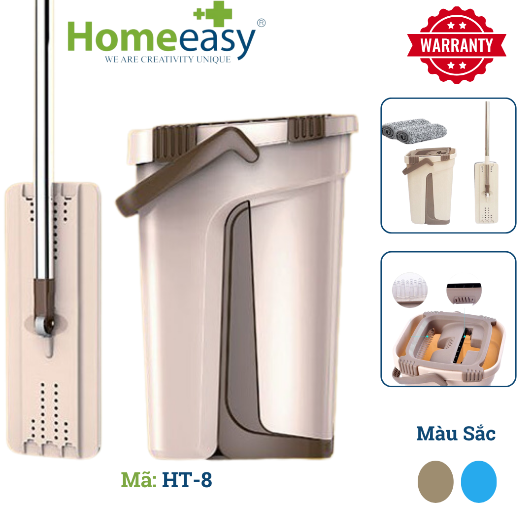 Bộ Lau Nhà Homeeasy Ht - 8 Giao Màu Ngẫu Nhiên