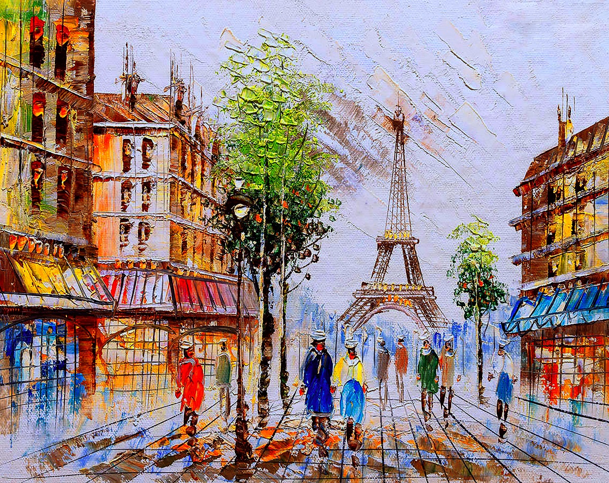 Bộ tranh xếp hình cao cấp 500 mảnh ghép – Paris Hoa Lệ