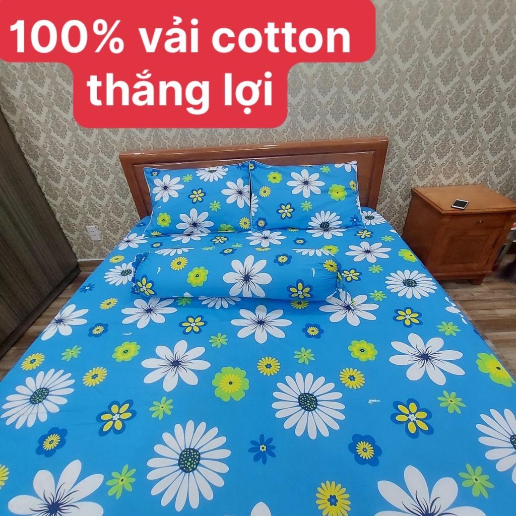 Bộ Drap Cotton THẮNG LỢI 1m8x2m hoặc drap lẻ.