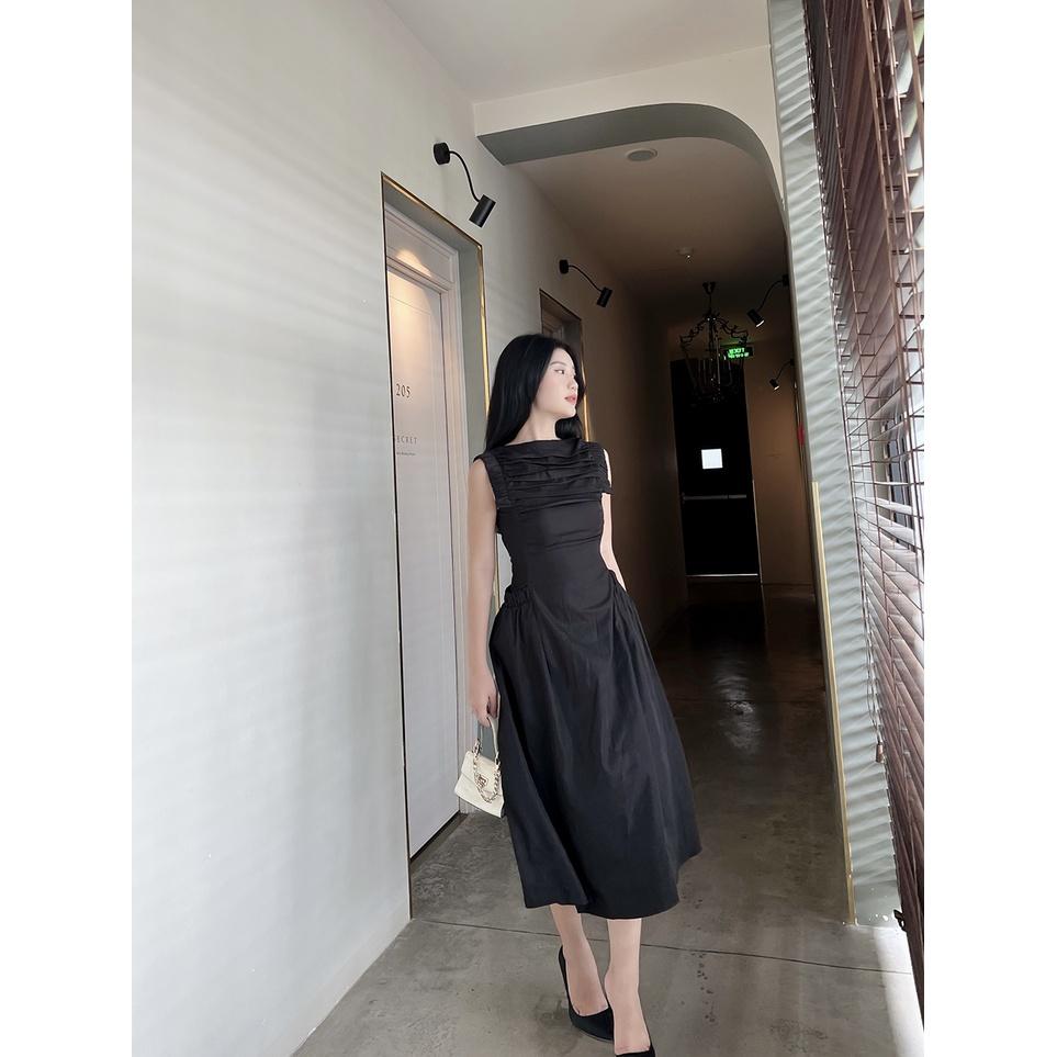 BBSTORE'S Đầm Xòe Tay Ngắn Dự Tiệc Sang Trọng   - D1034