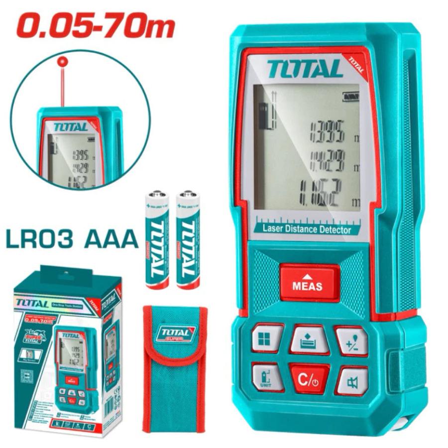 MÁY ĐO KHOẢNG CÁCH TIA LASER 635NM TOTAL TMT57026 - HÀNG CHÍNH HÃNG