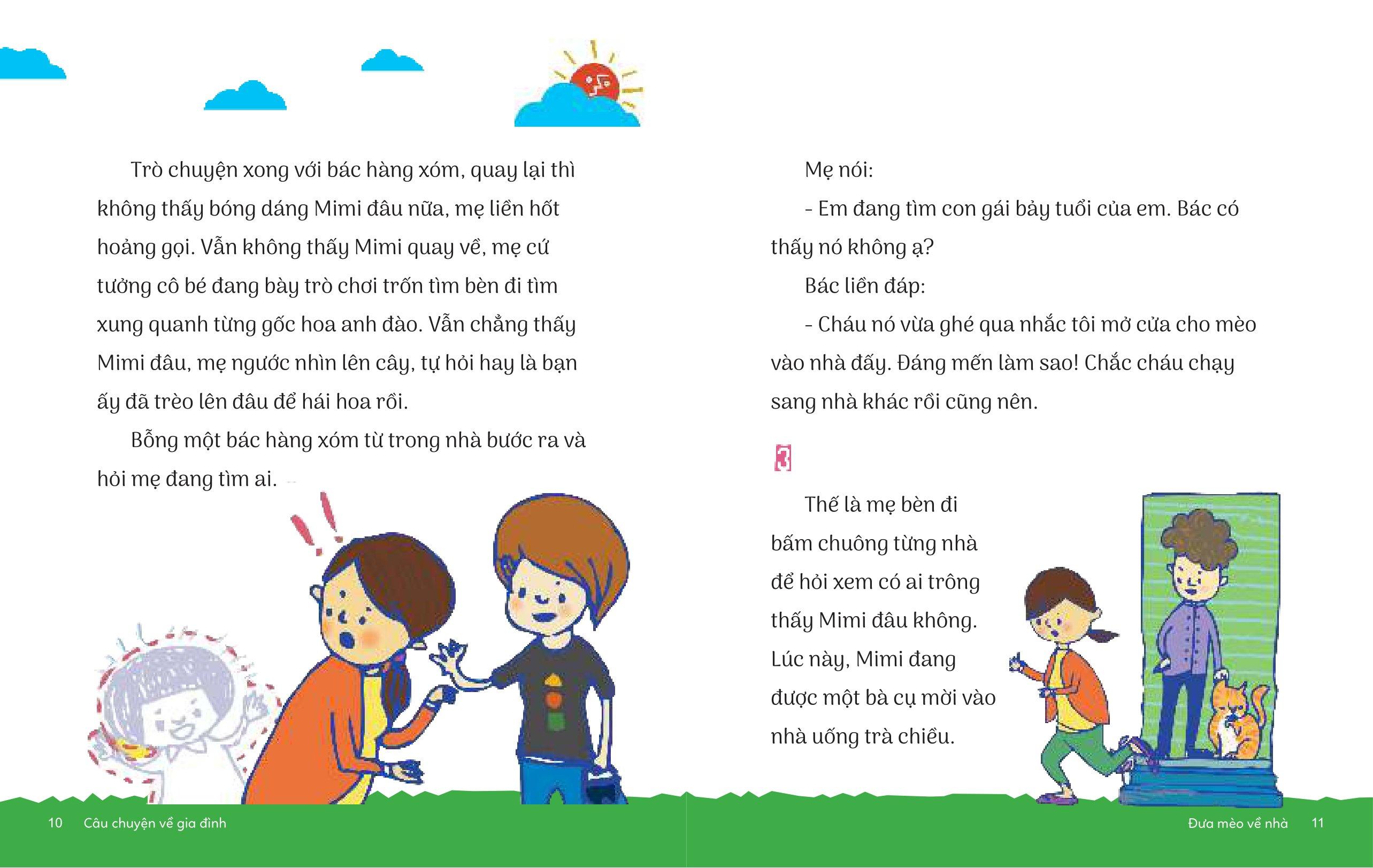 Truyện Kể Và Kiến Thức Dành Cho Lứa Tuổi Nhi Đồng - Tập 3 - Gia Đình - Đưa Mèo Về Nhà