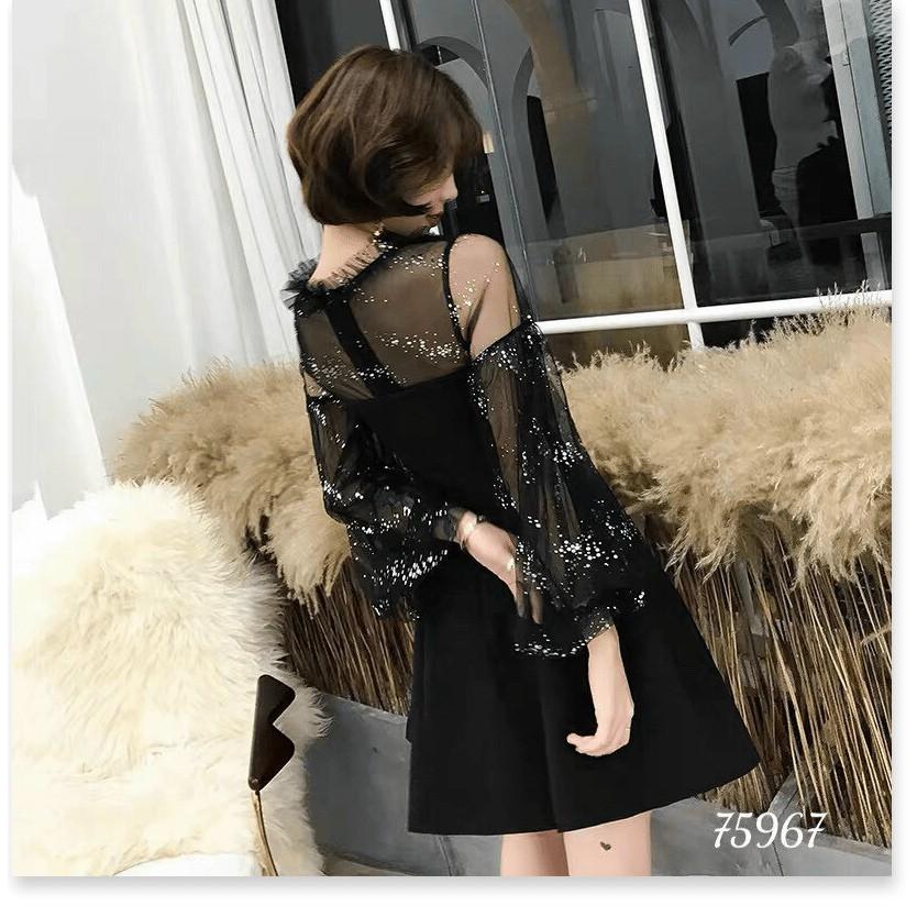 ĐẦM LỤA VOAN TAY LỠ CỰC XINH