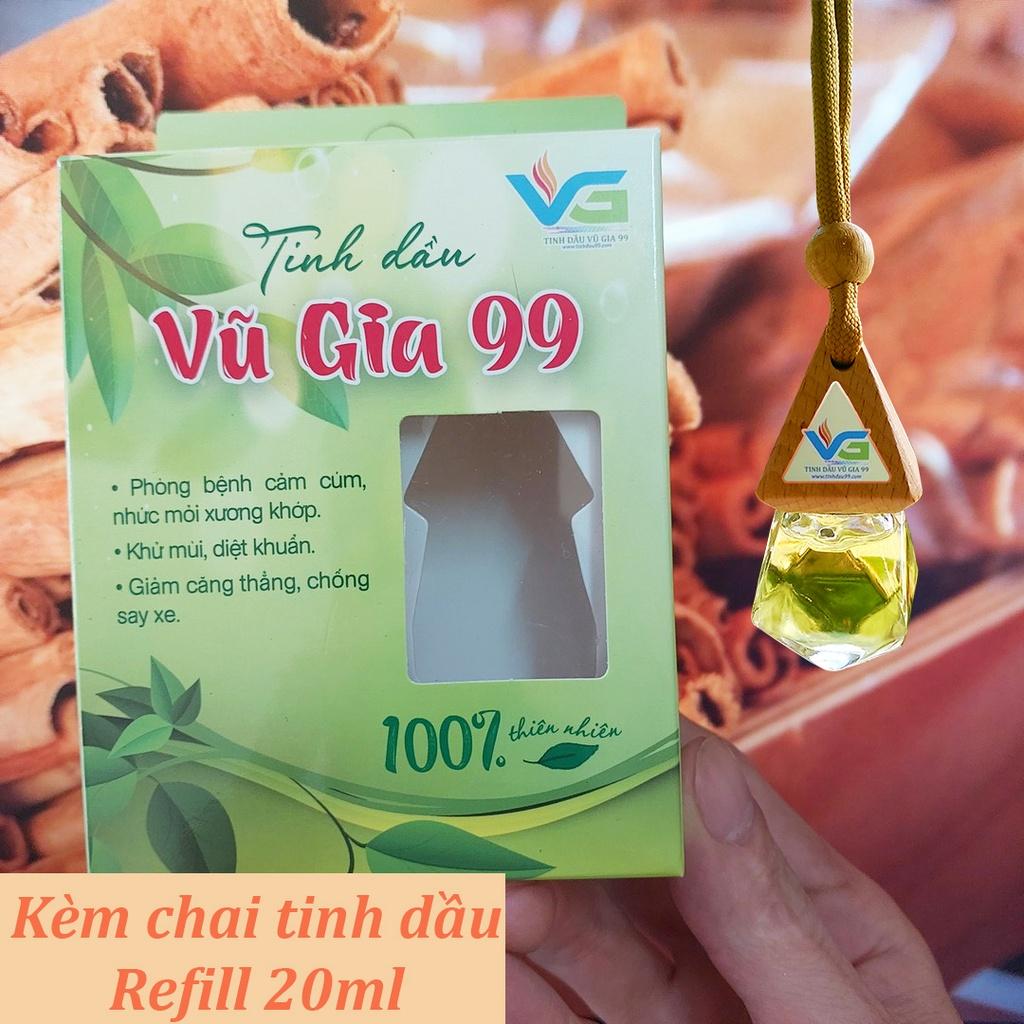 Tinh dầu treo xe cao cấp 8ml kèm chai refill 20ml