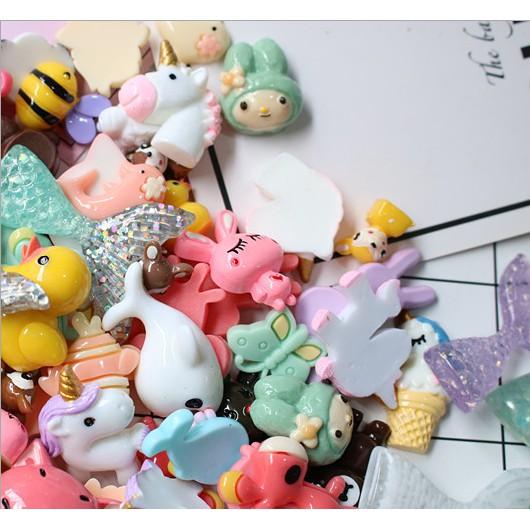 HN * Túi combo 30 charm nhân vật hoạt hình trang trí vỏ ốp điện thoại, dán Jibbitz, DIY
